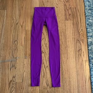 Magenta Align 28 inch Lululemon Leggings size 2